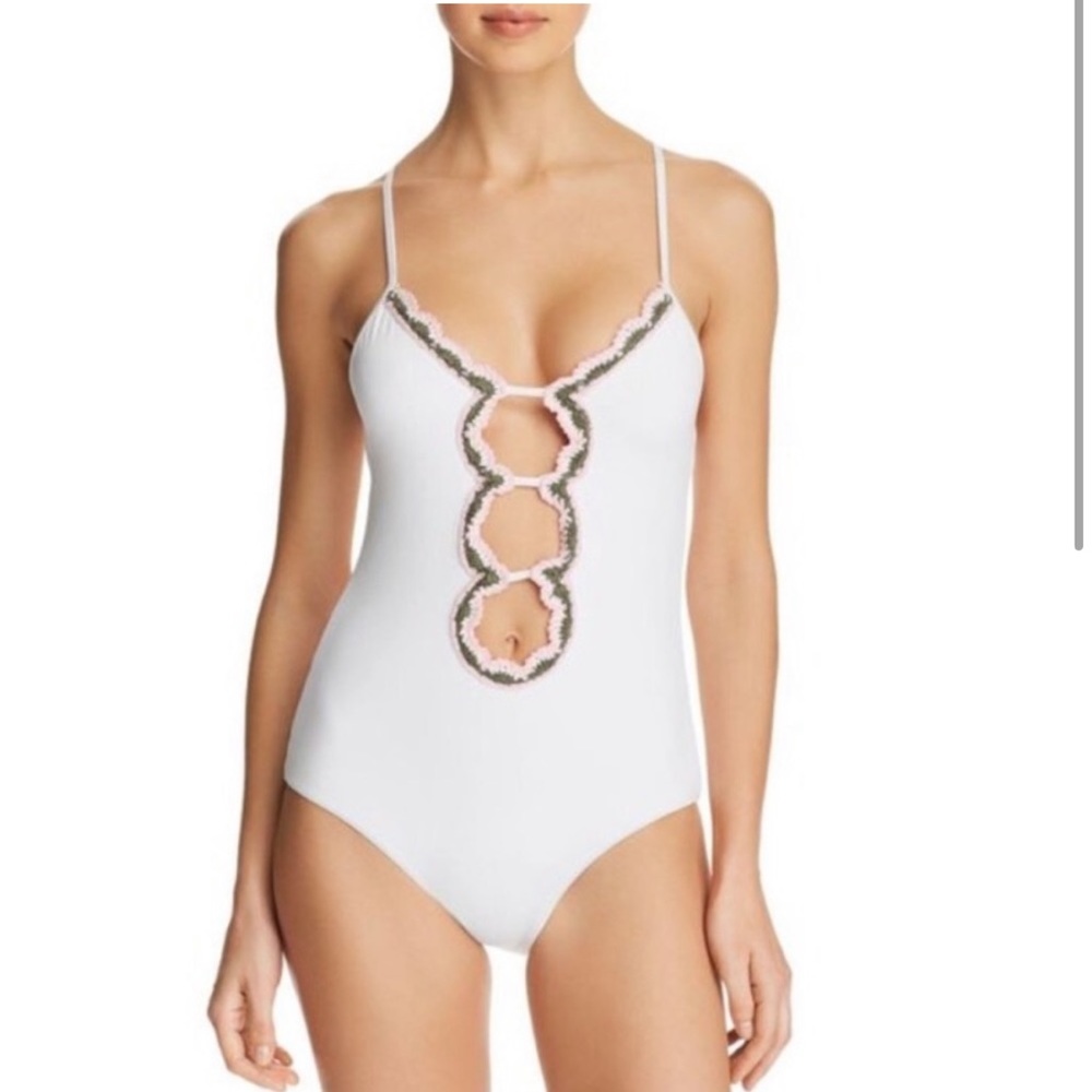 NWT MSRP $144 BECCA Medina One-Piece Swimsuit Women's Size Large - Picture 2 of 9